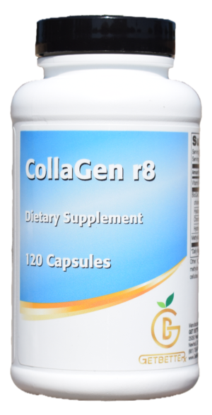 Get BetteRx CollaGenR8 Collagen Supplement - Supports Skin and Joint Health - Contains Hydrolyzed Collagen Type II, Chondroitin Sulfate, Hyaluronic Acid, Vitamin C, and MSM - Bioavailable and Clinically Proven Formula - Free from Common Allergens and Artificial Additives