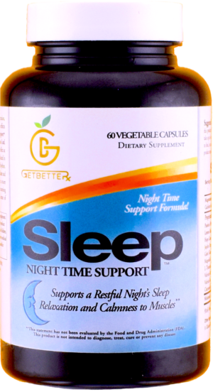 Get BetteRx Sleep Supplement - Natural Sleep Aid for Restful Nights - Contains Magnesium, Calcium, Passion Flower, Lemon Balm, Hops, Jujube, Magnolia Bark, Valerian Root, Chamomile, Melatonin, GABA, and L-Theanine - Calms Nerves, Supports Muscle Relaxation, and Promotes Better Sleep - Free from Common Allergens and Artificial Additives