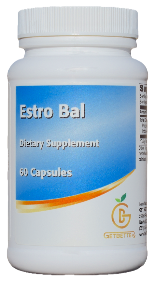 Get BetteRx Estrobal- Natural estrogen blocker with 300mg indole compounds from broccoli, cabbage, and cauliflower extracts