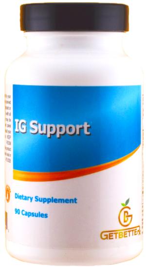 Get BetteRx IG Support – Premium Gut & Immune Health Supplement with ImmunoLin® (480 mg IgG) and Probiotics. Supports digestion, strengthens immunity, and promotes gut integrity. Non-GMO, gluten-free, dairy-free, and made in the USA.