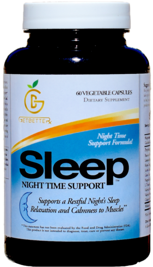 Get BetteRx Sleep - Natural Sleep Aid for Restful Nights - Calms Nerves, Supports Muscle Relaxation, and Promotes Better Sleep - Contains Magnesium, Calcium, Passion Flower, Lemon Balm, Hops, Jujube, Magnolia Bark, Valerian Root, Chamomile, Melatonin, GABA, and L-theanine - Free from Common Allergens and Artificial Additives