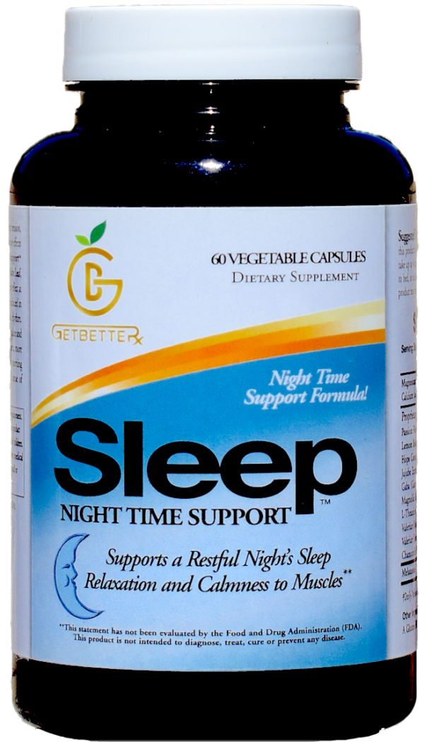 Get BetteRx Sleep - Natural Sleep Aid for Restful Nights - Calms Nerves, Supports Muscle Relaxation, and Promotes Better Sleep - Contains Magnesium, Calcium, Passion Flower, Lemon Balm, Hops, Jujube, Magnolia Bark, Valerian Root, Chamomile, Melatonin, GABA, and L-theanine - Free from Common Allergens and Artificial Additives