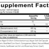 Supplement Facts label for Pure Algae Omega. Each serving (1 soft gel) contains 450 mg DHA and 225 mg EPA from algal oil in triglyceride form for superior absorption. Also includes vitamin E (mixed tocopherols) and rosemary extract for freshness. Free from fish, soy, gluten, and artificial additives. Designed for cardiovascular, brain, joint, and inflammatory health.